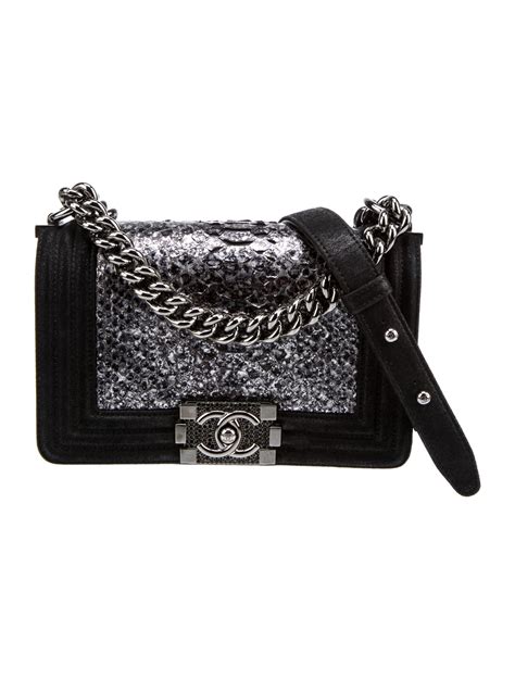 chanel small python boy bag|chanel python bags for sale.